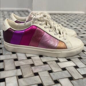 Kurt Geiger Women's Sneakers in Pink, Purple, and Gold